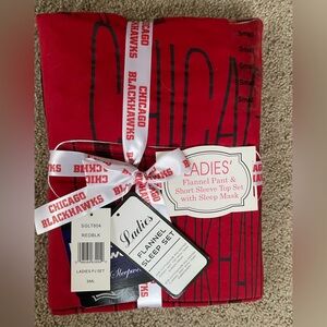NHL Chicago Blackhawks Red Sleepwear Set